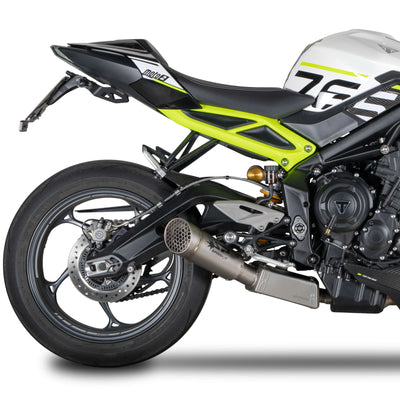 Ligne complète "Homologuée" SPARK GRID-O pour TRIUMPH STREET TRIPLE 765 RS (2023+)