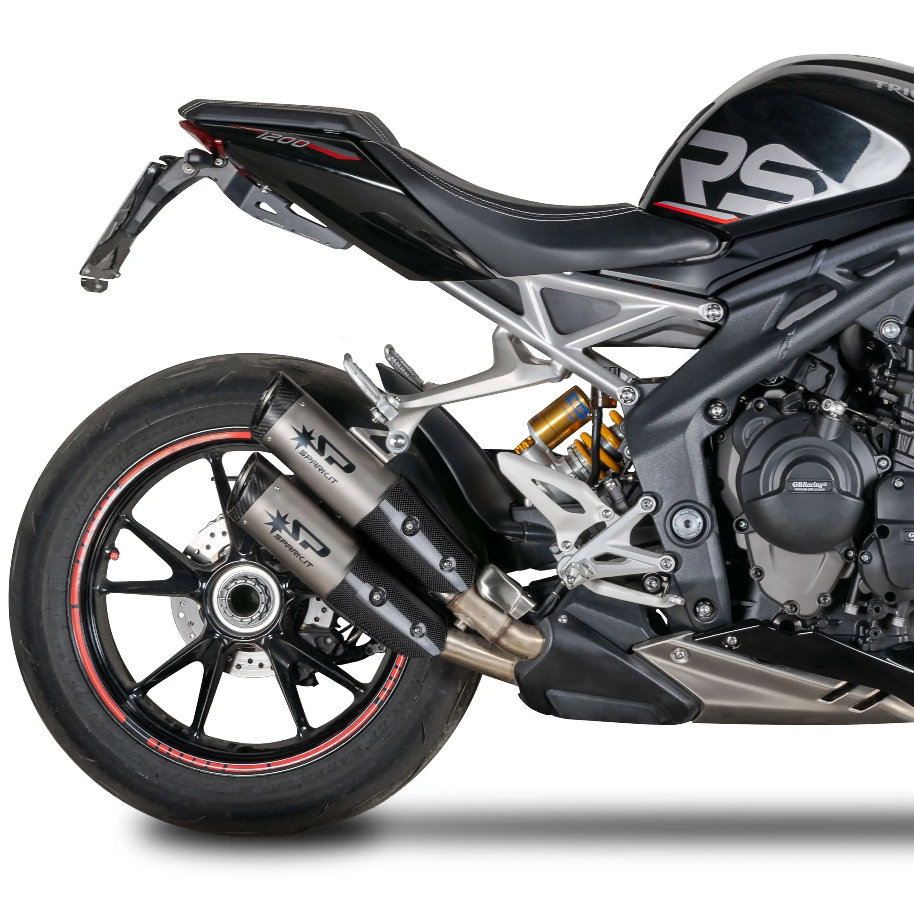 Approved” SPARK DYNO silencers TRIUMPH SPEED TRIPLE 1200 RS RR