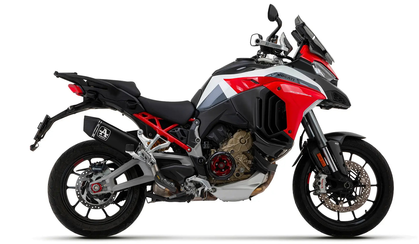 ARROW VELOCE TITANIUM "Approved" Silencer | DUCATI MULTISTRADA V4