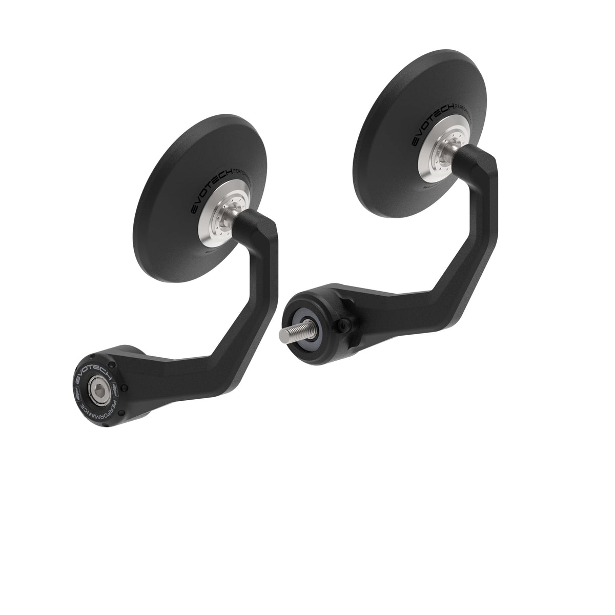 Paire de rétroviseurs Retro EVOTECH pour KAWASAKI Z650 / S (2026+)