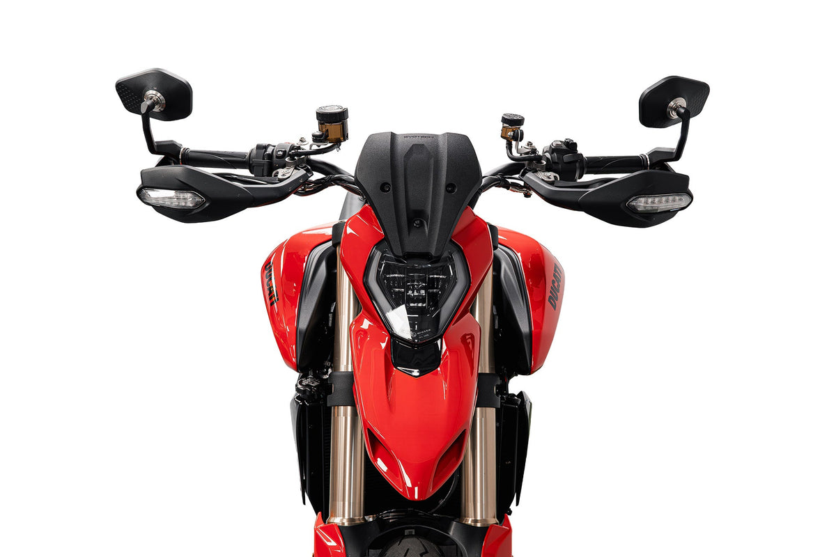 Saute-vent EVOTECH monté sur DUCATI HYPERMOTARD V2 / SP (2026+) - vue 3