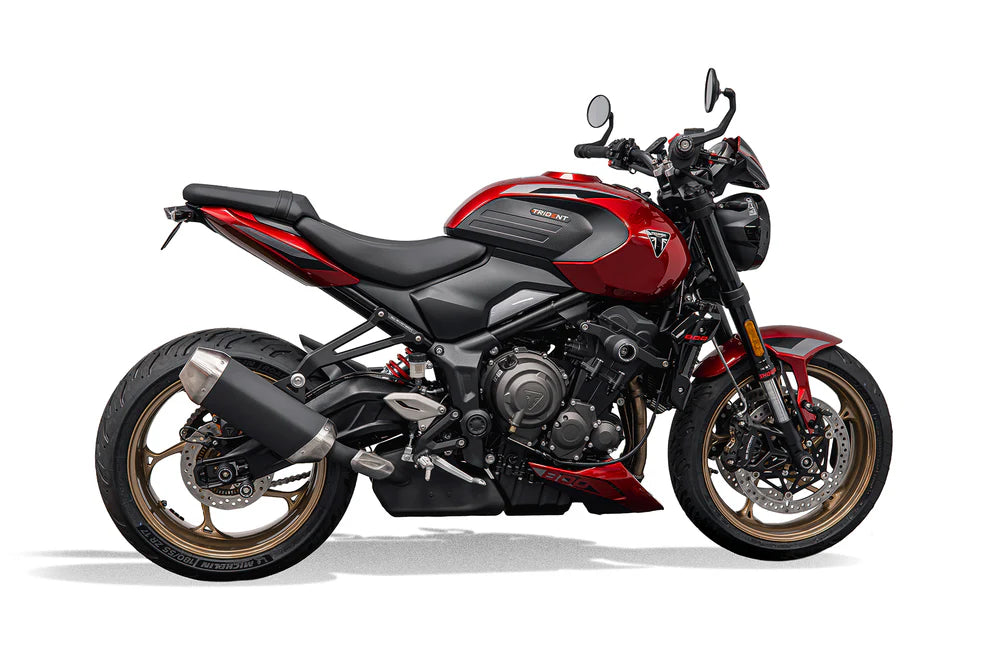 Support de Plaque (Feu Arrière Transparent) EVOTECH | TRIUMPH TRIDENT 800 (2026+)