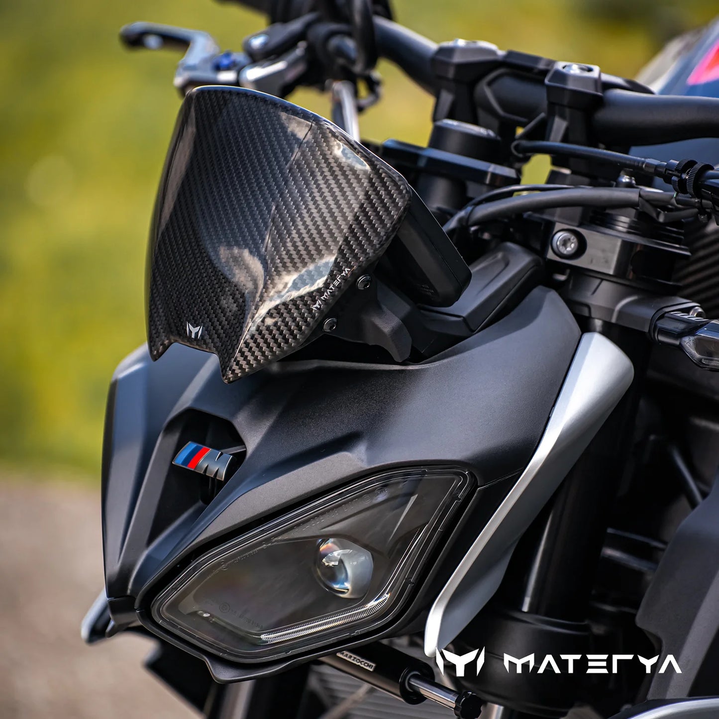 Saute-Vent Carbone Brillant MATERYA | BMW M1000R & S1000R (2025+)