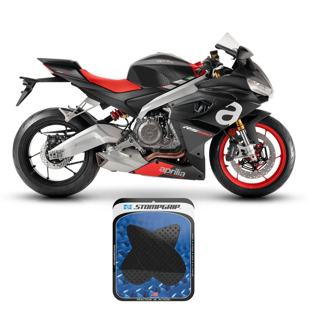 Grips de Réservoir STOMPGRIP | APRILIA RS 660 & TUONO 660 – vue 2