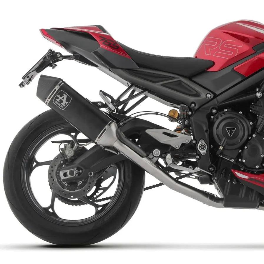 Complete approved ARROW line TRIUMPH STREET TRIPLE 765 RS