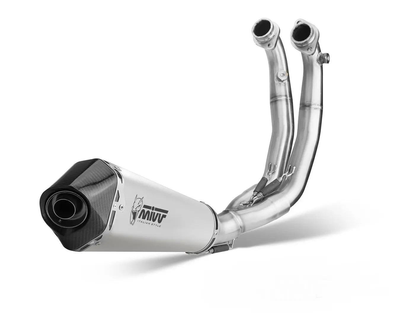 Ligne complète "Homologuée" MIVV DELTA RACE INOX | APRILIA RS 660 & TUONO 660 - GEN PERFORMANCE