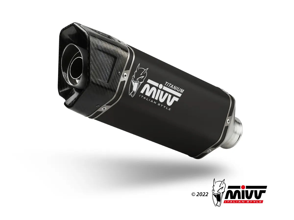 MIVV SR-1 BLACK "Approved" Silencer | BMW R 1300 GS