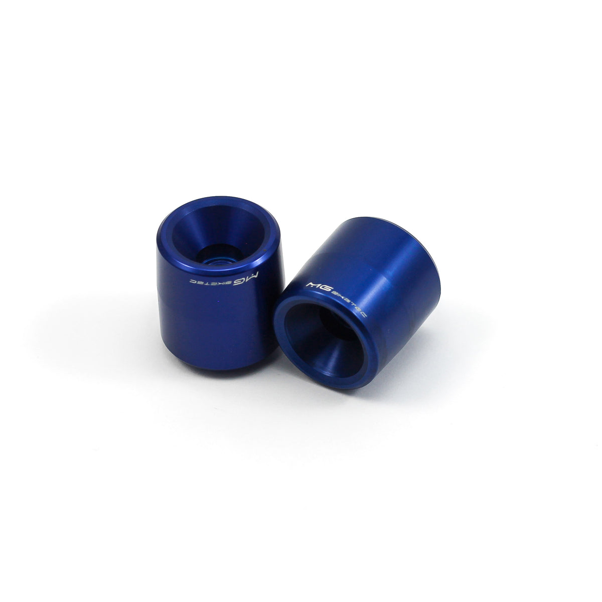 Embouts de guidon Bleu MG BIKETEC pour YAMAHA R7 (2026+)