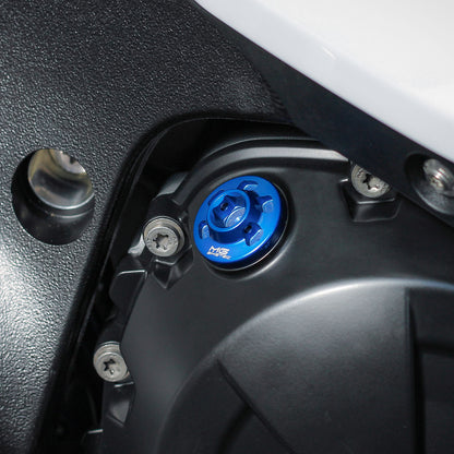 Bouchon de remplissage d'huile MG BIKETEC finition anodisée