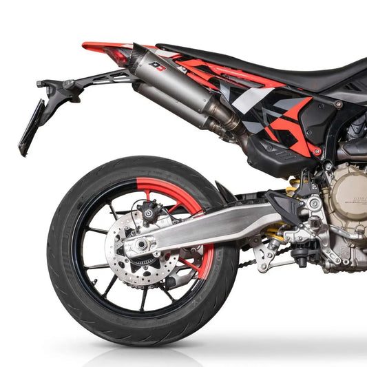 Silencieux "Homologués" QD EXHAUST TRI CONE TITANIUM | DUCATI HYPERMOTARD 698 MONO / RVE