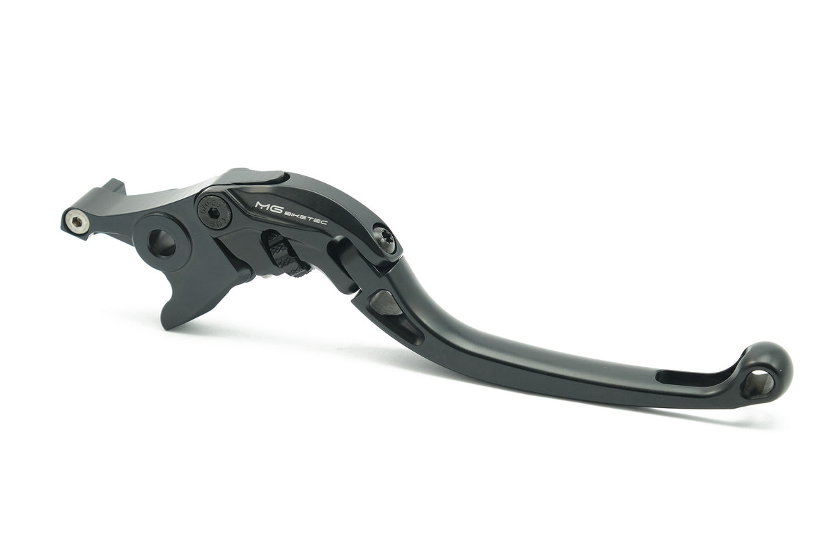 Levier de frein long MG BIKETEC noir avec molette noire