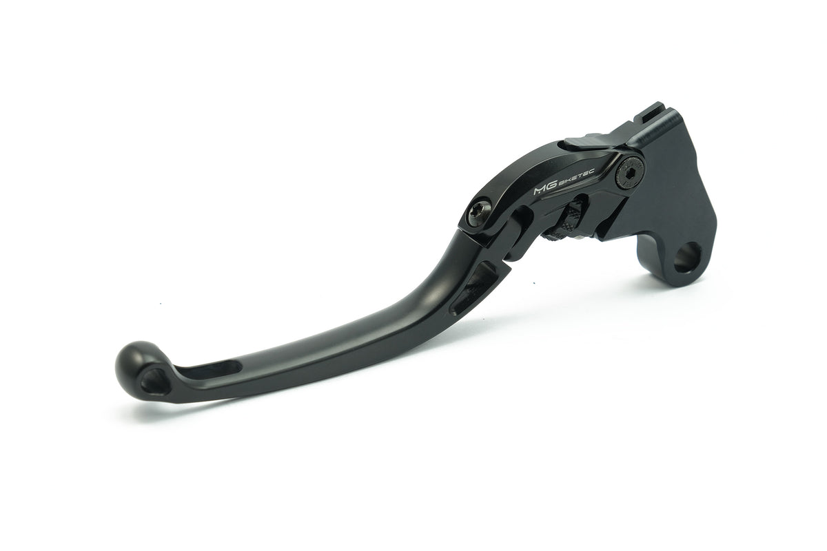 Levier d'embrayage long MG BIKETEC avec molette noir