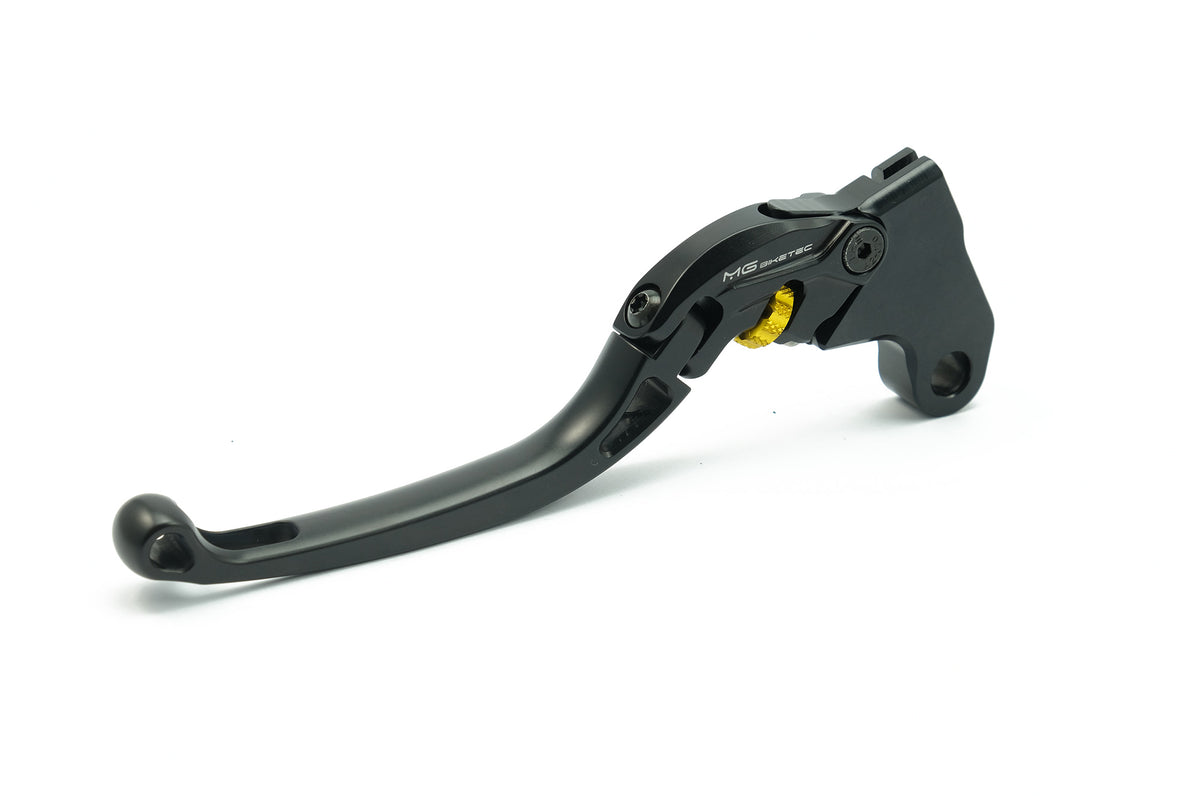 Levier d'embrayage long MG BIKETEC avec molette or