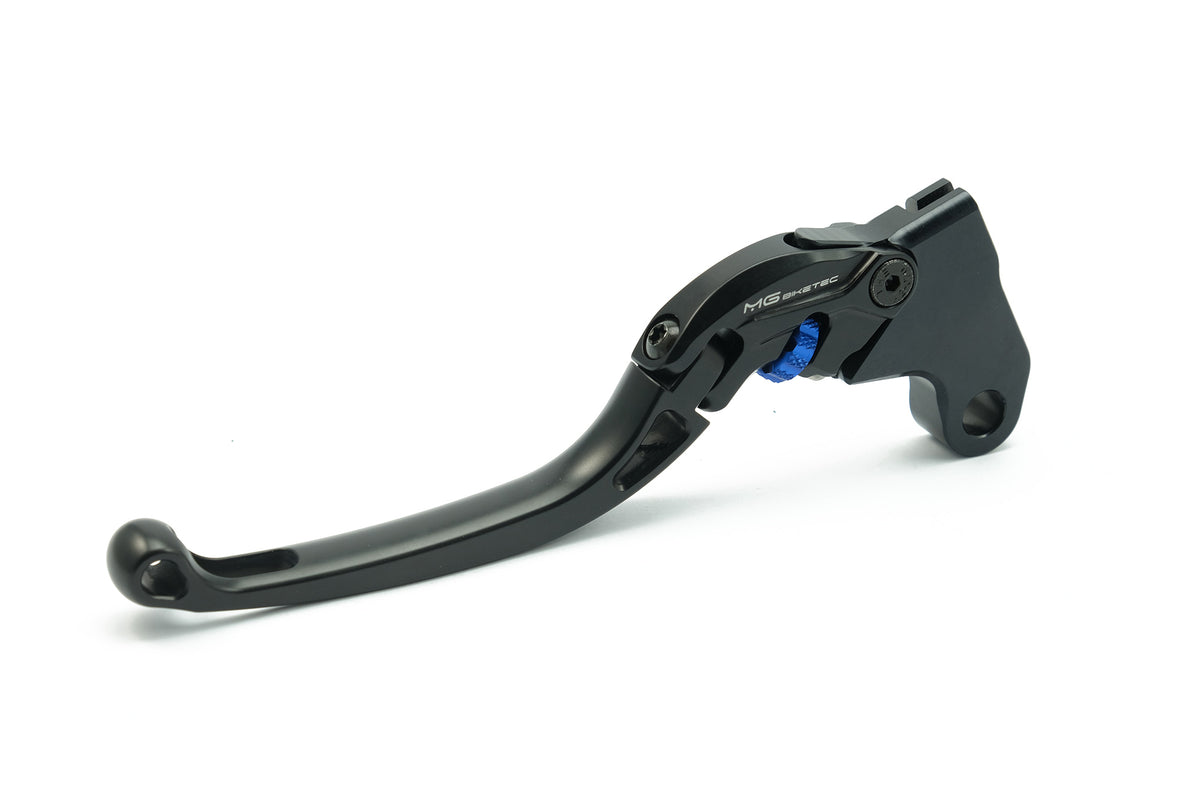 Levier d'embrayage long MG BIKETEC avec molette bleu