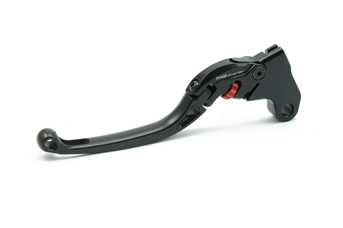 Levier d'embrayage long MG BIKETEC avec molette rouge