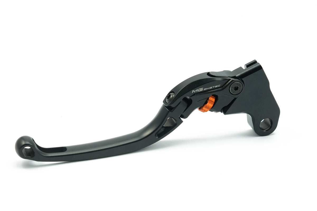 Levier d'embrayage long MG BIKETEC avec molette orange