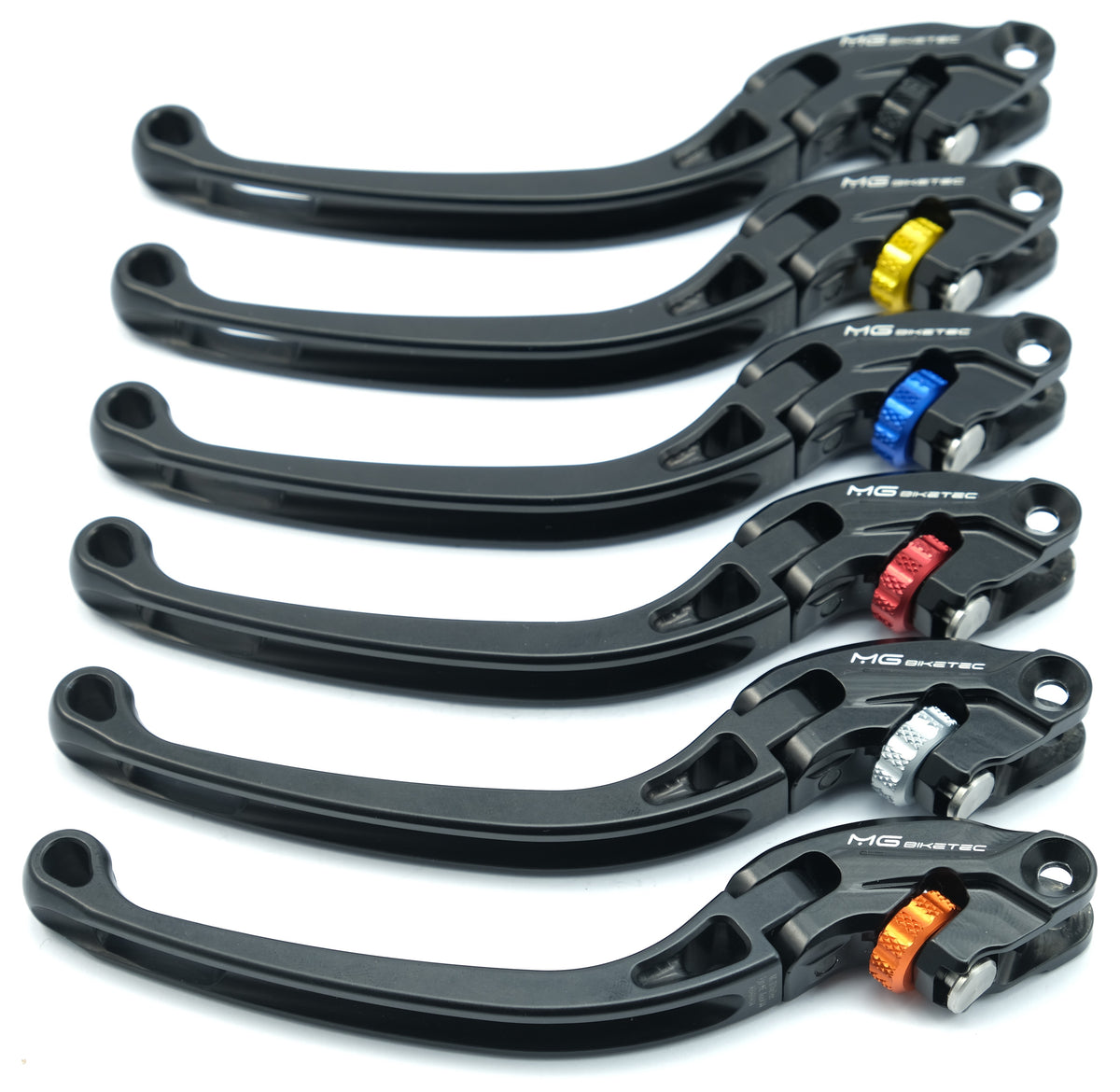 Levier d'embrayage long MG BIKETEC noir
