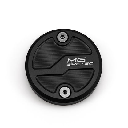 Couvercle de réservoir de frein avant MG BIKETEC pour KTM 990 RC R (2026+) - finition noire