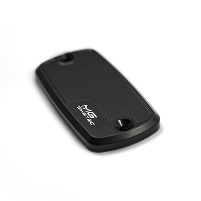 Couvercle de réservoir de frein avant MG BIKETEC noir - détail