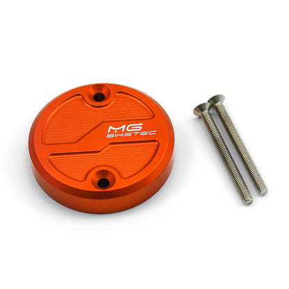 Couvercle de réservoir de frein avant MG BIKETEC pour KTM 990 RC R (2026+) - finition orange