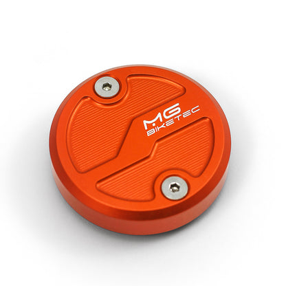 Couvercle de réservoir de frein avant MG BIKETEC pour KTM 990 RC R (2026+) - finition orange