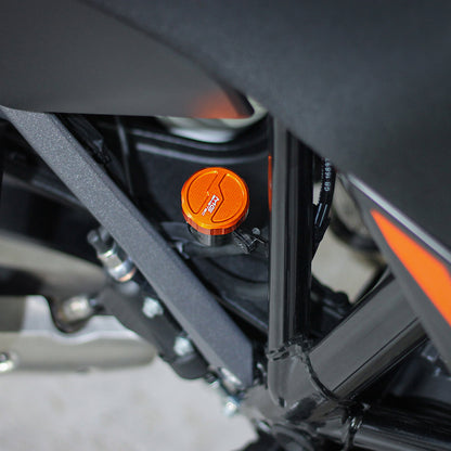 Couvercle de réservoir de frein arrière MG BIKETEC orange