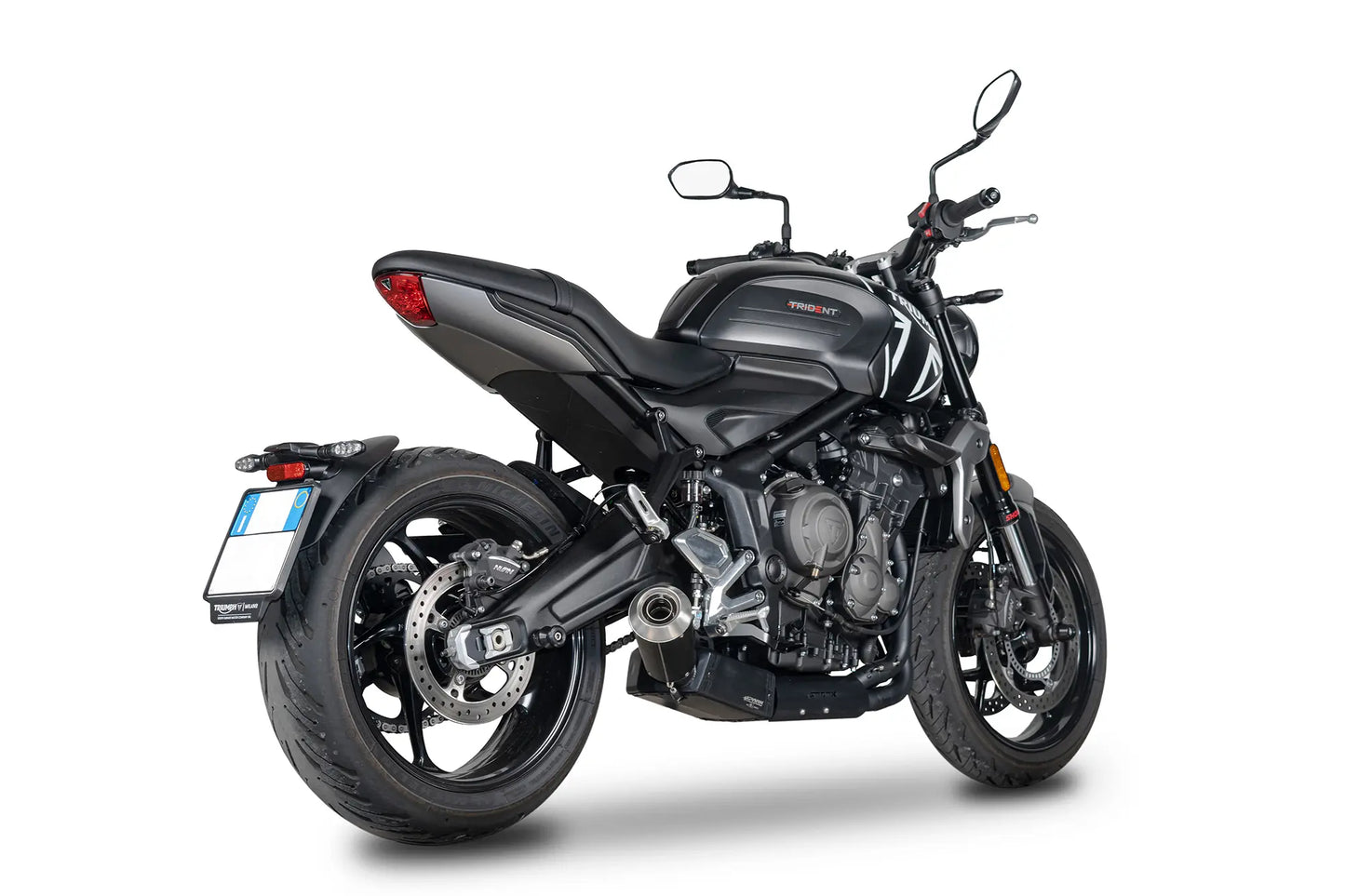 Ligne complète "Homologuée" SPARK MOTO-GP "BLACK SERIES" | TRIUMPH TRIDENT 660