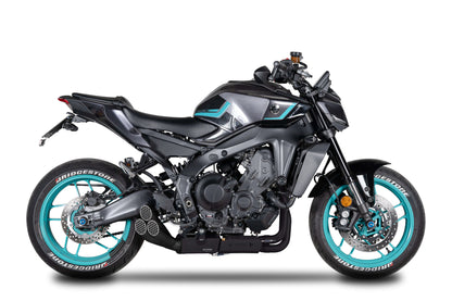 Ligne complète "Homologuée" SPARK TRIADE " BLACK SERIES | YAMAHA MT09 (2024+)