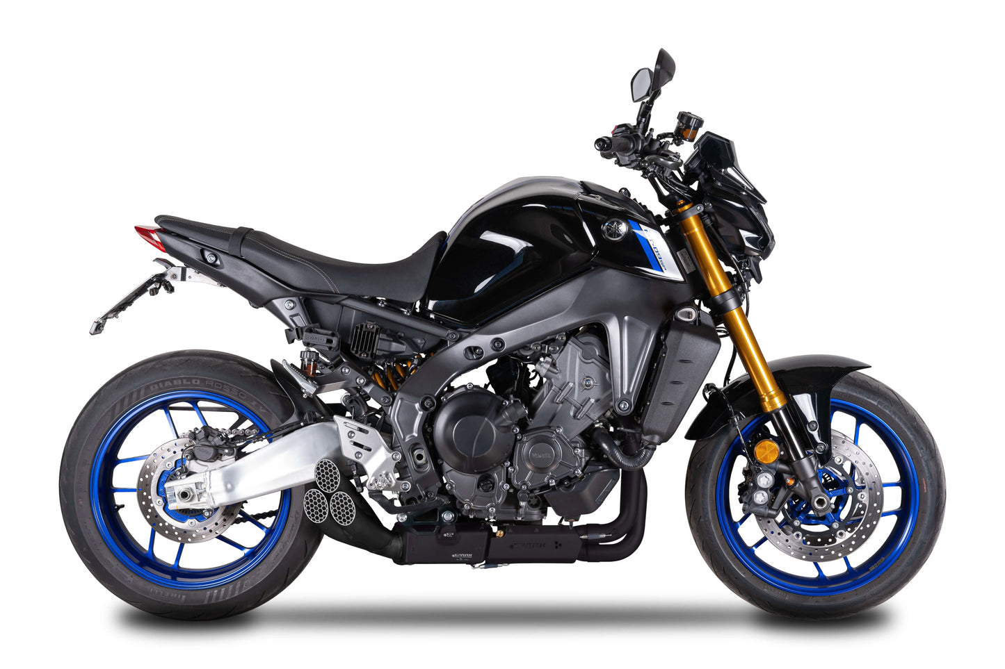 Ligne complète "Homologuée" SPARK TRIADE " BLACK SERIES | YAMAHA MT09 (2021-2023)