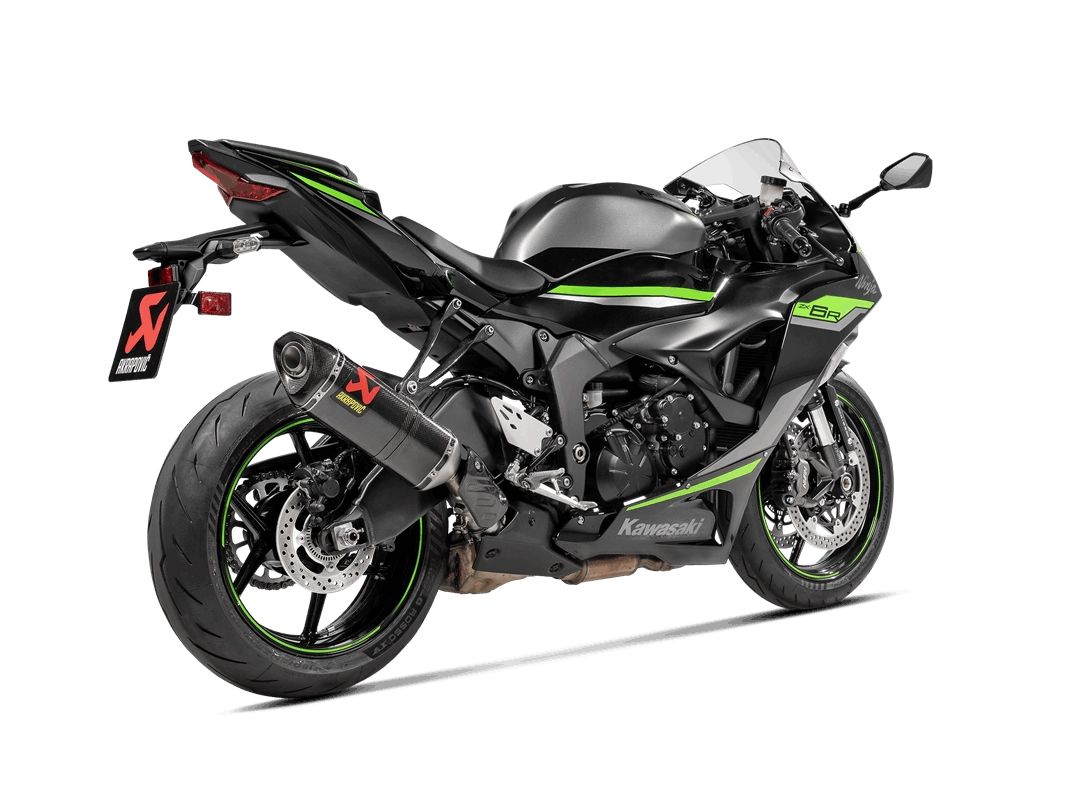 Support de Silencieux en Carbone AKRAPOVIC | KAWASAKI NINJA ZX-6R (2024+)