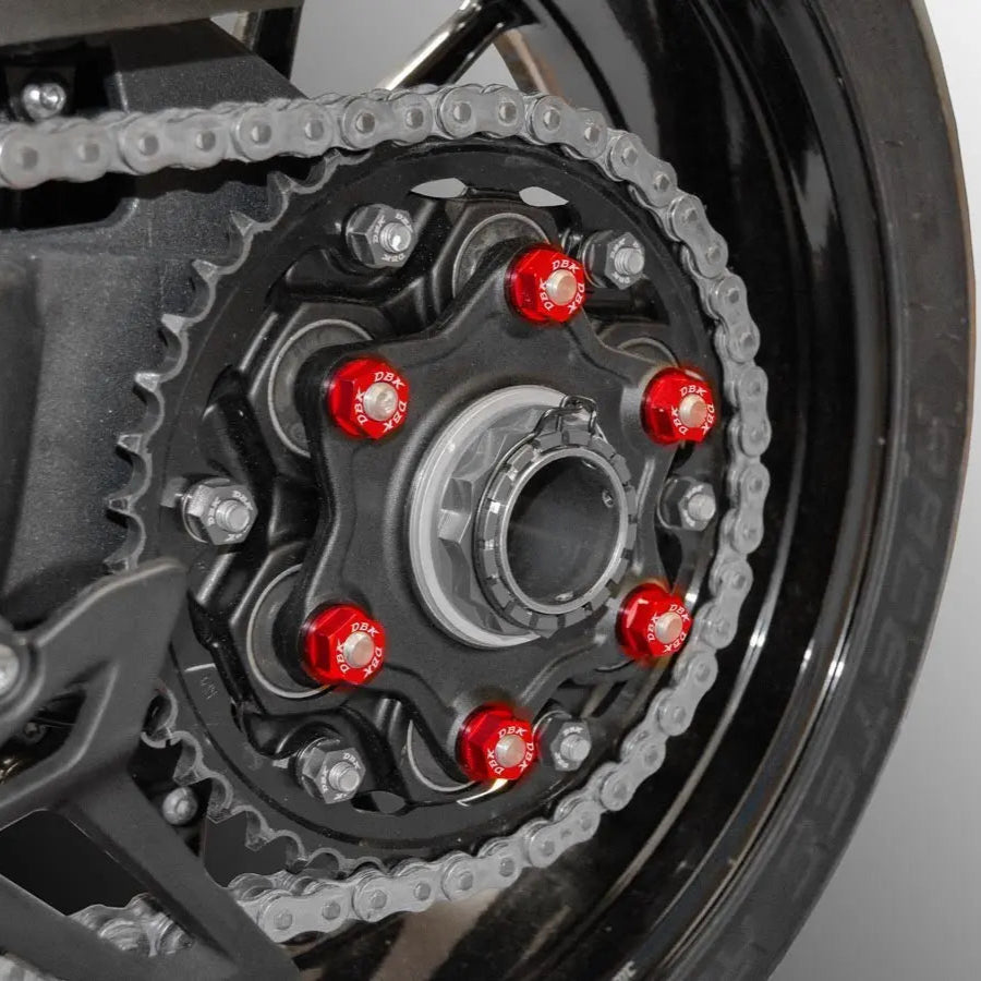 Kit d'Écrous de Flasque Porte Couronne DUCABIKE | TRIUMPH SPEED TRIPLE 1200 RS / RR / RX