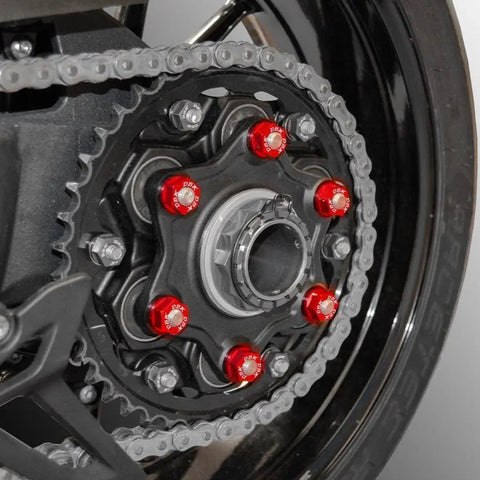 Kit d'Écrous de Flasque Porte Couronne DUCABIKE | TRIUMPH SPEED TRIPLE 1200 RS / RR / RX