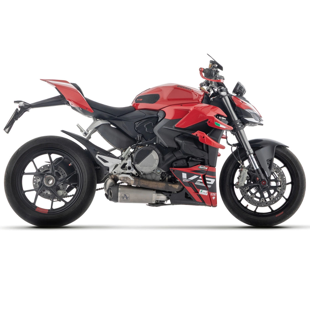 Silencieux "Racing" ARROW WORKS TITANE | DUCATI STREETFIGHTER V2 (2022-2024)