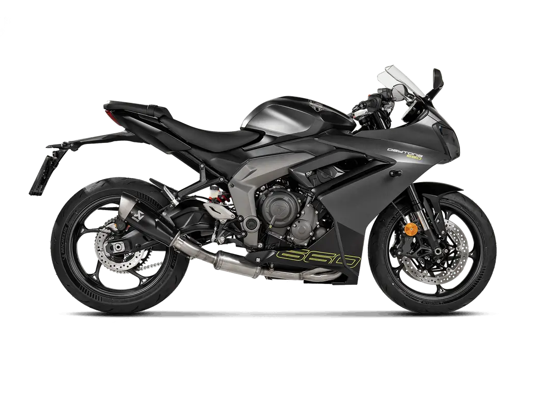 Complete “RACING” AKRAPOVIC line | TRIUMPH DAYTONA 660