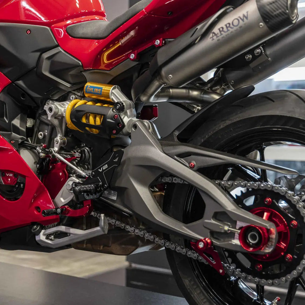 Kit Suppression Repose-Pieds Passager CNC RACING | DUCATI PANIGALE V2 / S (2025+) – vue 4