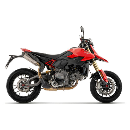 Silencieux Round-Sil Racing ARROW — DUCATI Hypermotard V2 de profil
