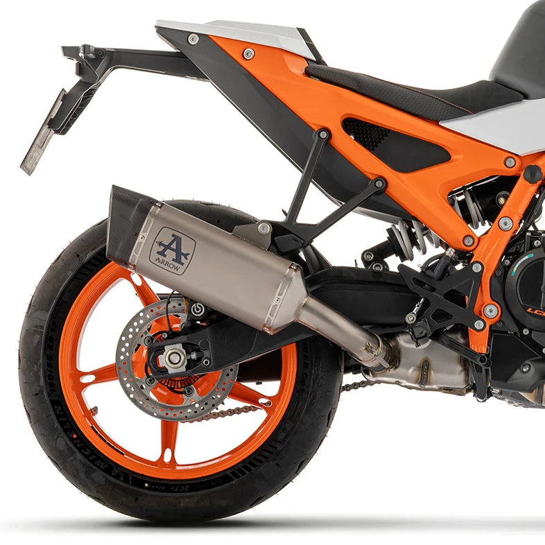 Silencieux ARROW Pista pour KTM DUKE 990 / R - profil