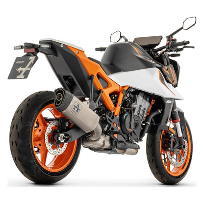 Silencieux ARROW Pista pour KTM DUKE 990 / R - trois-quarts