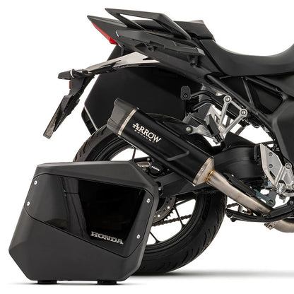 Silencieux ARROW Indy Race EVO aluminium Dark sur HONDA CB 1000 GT - profil