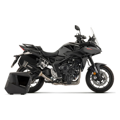 Silencieux ARROW Indy Race EVO aluminium Dark sur HONDA CB 1000 GT - profil entier