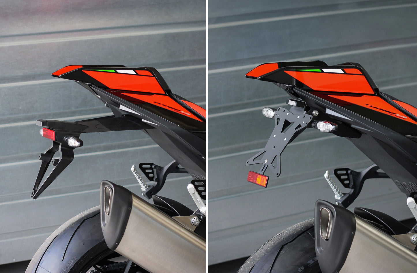 Support de Plaque Court MG BIKETEC | APRILIA RSV4 1100 (2025+)