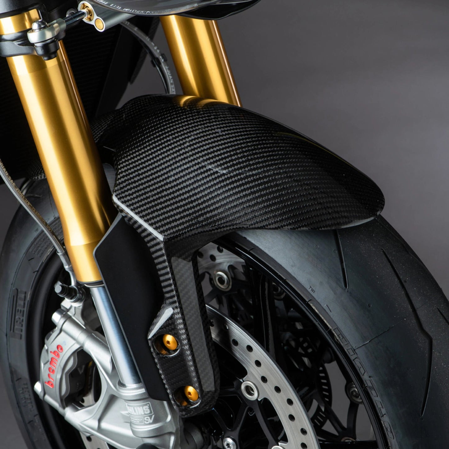 Garde-Boue Avant en Carbone LIGHTECH | TRIUMPH SPEED TRIPLE 1200 RS / RX / RR