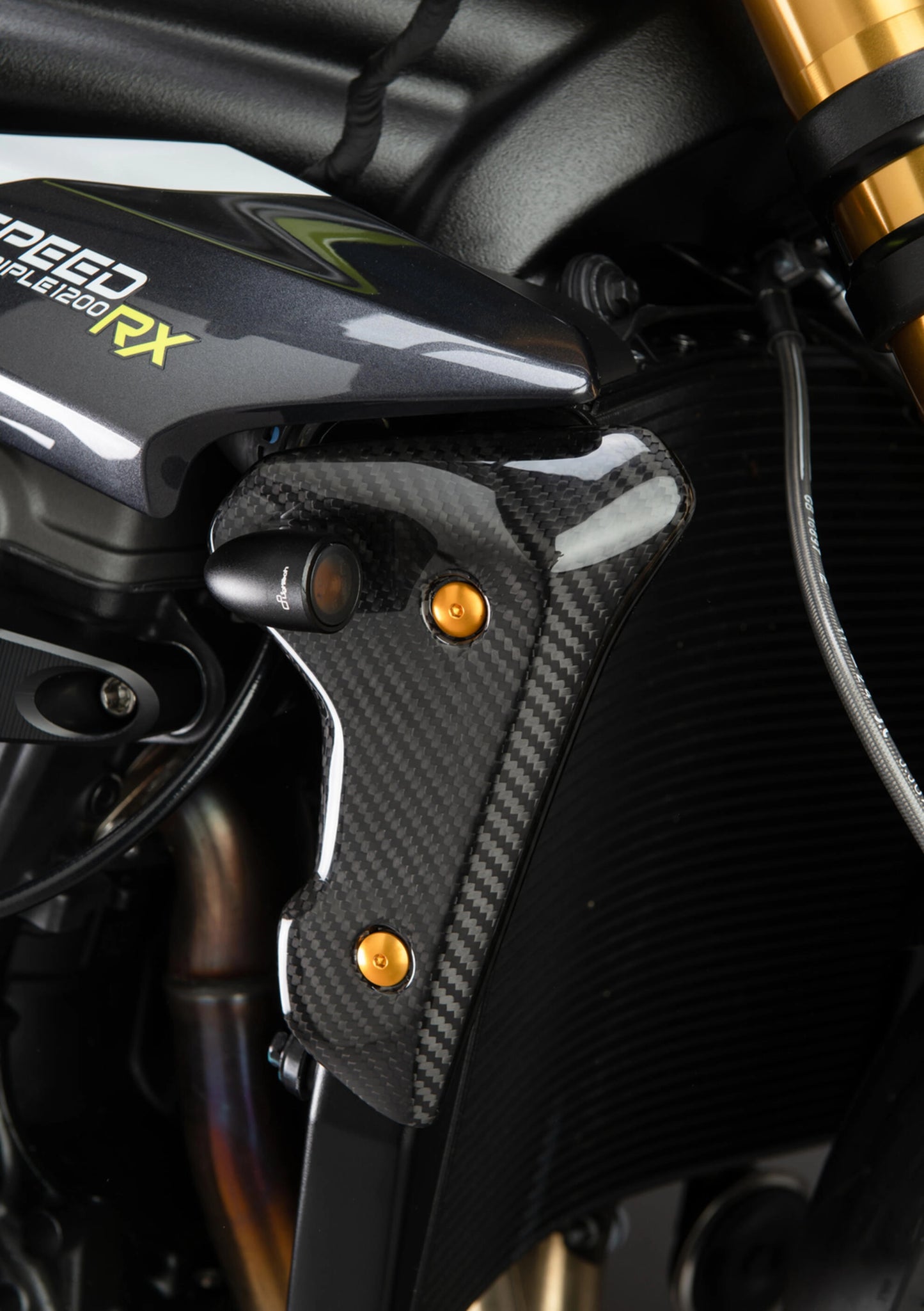 Carénages Latéraux de Radiateur en Carbone LIGHTECH | TRIUMPH SPEED TRIPLE 1200 RS / RX / RR