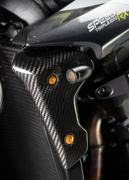 Carénages Latéraux de Radiateur en Carbone LIGHTECH | TRIUMPH SPEED TRIPLE 1200 RS / RX / RR
