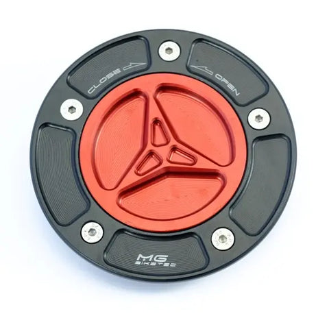 Trappe de réservoir MG BIKETEC rouge