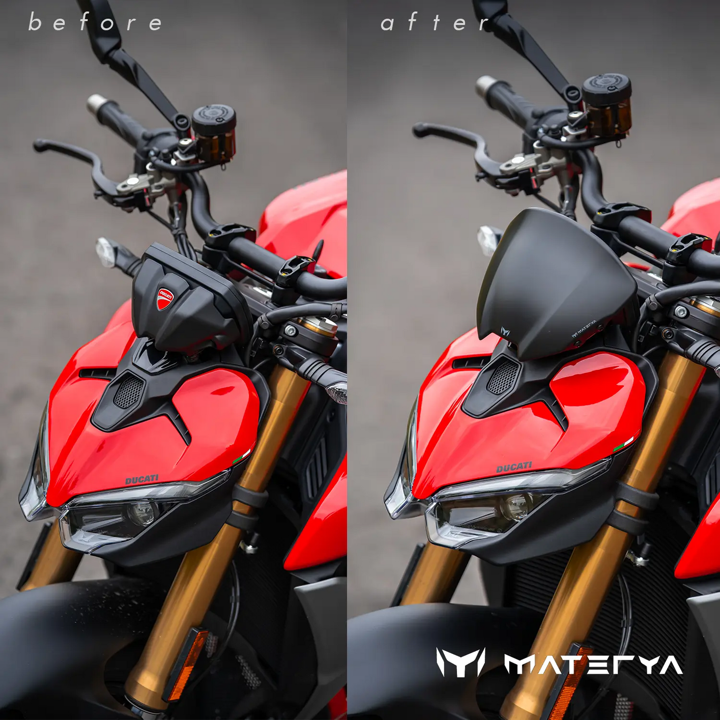 Saute-Vent MATERYA | DUCATI STREETFIGHTER V2 / S (2025+)
