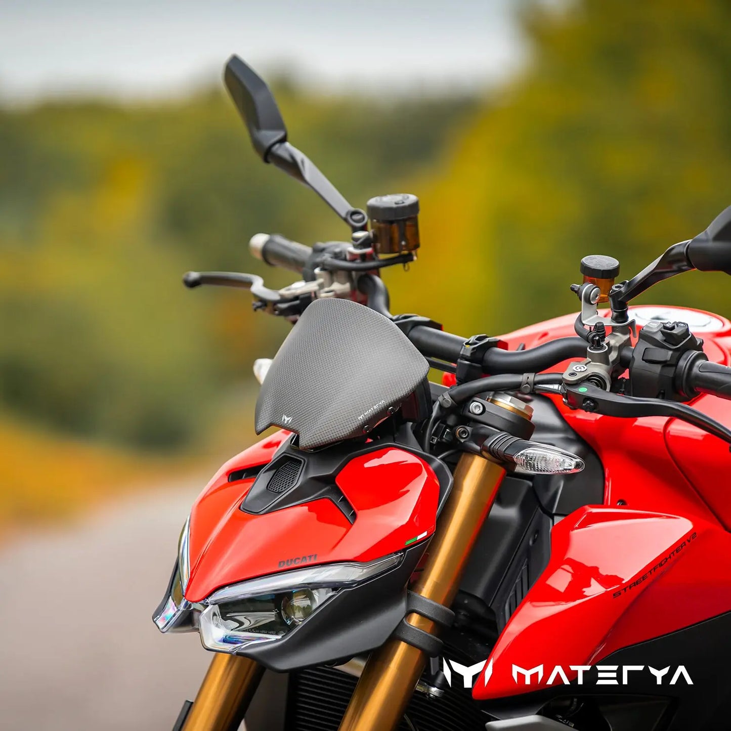 Saute-Vent en Carbone MATERYA | DUCATI STREETFIGHTER V2 / S (2025+)