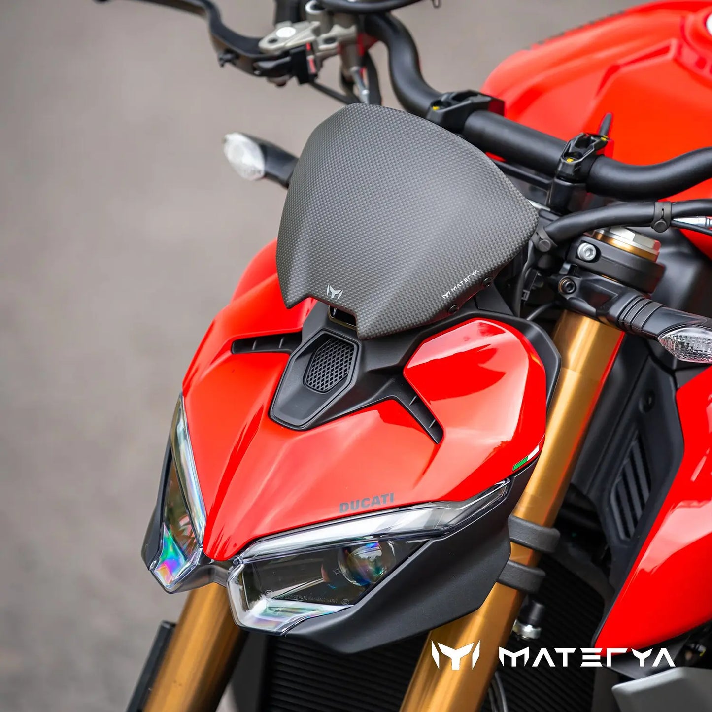 Saute-Vent en Carbone MATERYA | DUCATI STREETFIGHTER V2 / S (2025+)