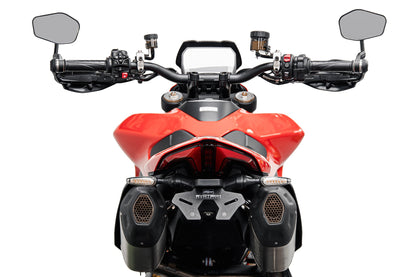 Rétroviseurs embouts de guidon Sport EVOTECH montés sur DUCATI HYPERMOTARD V2 / SP - vue 4