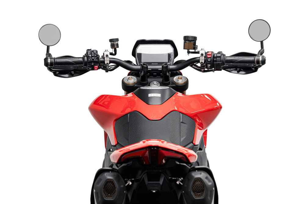 Rétroviseurs Retro EVOTECH montés sur DUCATI HYPERMOTARD V2 / SP (2026+) - vue 3